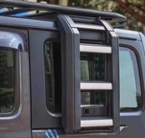 Side Ladder Material Climb Ladder Rack for Jeep Wrangler JK & JL Aluminum Alloy