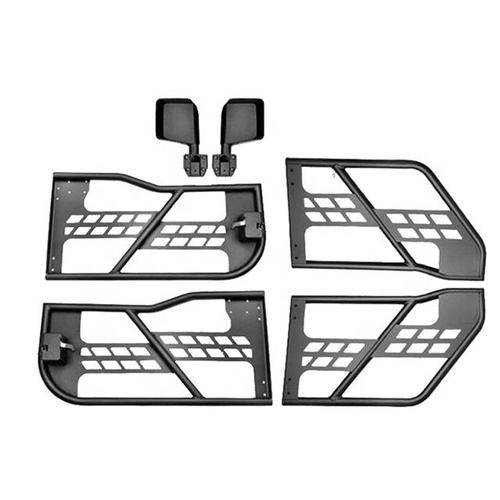 US In Stock Steel Half Door With Reflection Mirror For 2/4 jeep Wrangler JK 2007-2017 JL 2018-