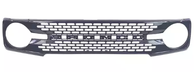 Front Bumper Grill Center Mesh Grille For Ford Bronco Grill 2021-2022