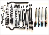 4 inch Suspension Lift Kit Fit Jeep Wrangler JL/JK Nitrogen Gas Charged Shock Absorber