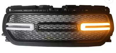 New Car Grills Front Hood Bumper Grill with LED Running Light For Ram1500 2019+