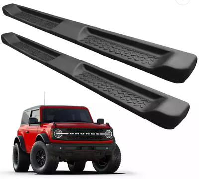 Running Boards Fit for Ford Bronco 4 Doors 2021 2022 Auto Parts All Black Customized Side Steps 
