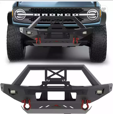 ront Bumper Off-road Front Bumper with LED Lights Bash Plate Athletic front bar Bumper for Ford 