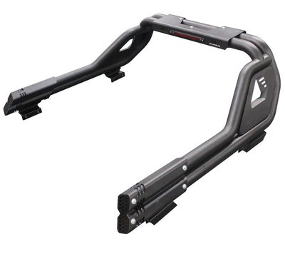 Universal Steel Black Long Arm Roll Sports Bar with Grab Handle